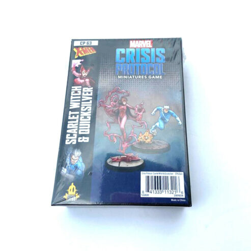 BUNDLE Marvel Crisis Protocol: Scarlet Witch & Quicksilver Character + GAMEMAT