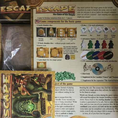 Bundle Escape – The Curse Of The Temple (1st Ed) Gioco da Tavolo – Perfect