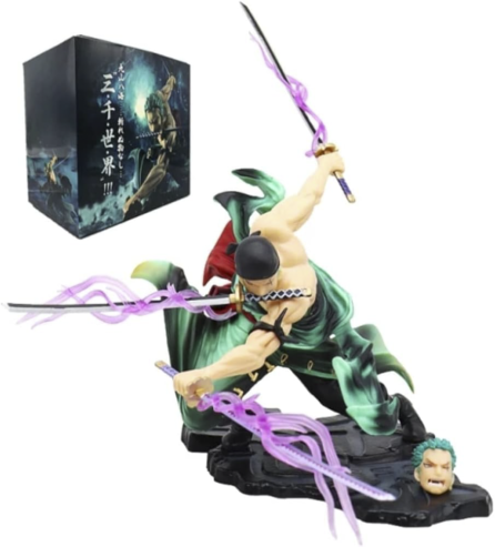 roronoa zoro sauron dei tremila mondi action figure