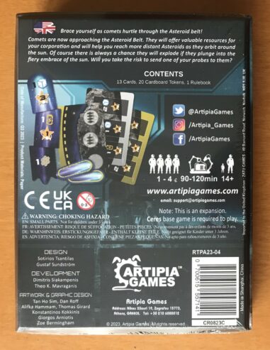 CERES: COMETS – Espansione – Gioco da tavolo – Artipia Games – NUOVO SIGILLATO