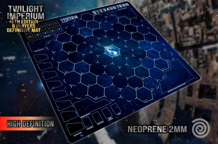 Twilight Imperium 8 players mat Choose between 4 th edition and 3th edition.