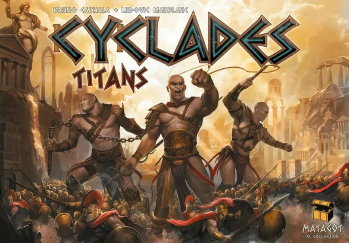 Cyclades con espansioni Titans e Monuments