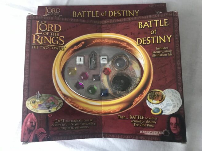 LORD OF THE RINGS THE TWO TOWERS BATTLE OF DESTINY – Character Games – 2002 – NUOVO