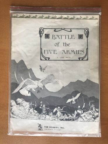 Battle of the Five Armies – TSR Games – Second Edition 2nd – Completo – 1976