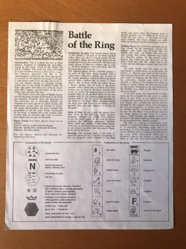 BATTLE OF THE RING – WWW / 3W – Edizione Stand-alone – COMPLETO – 1977