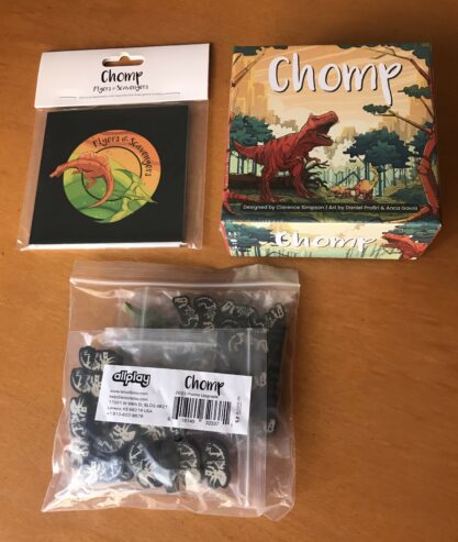 CHOMP + FLYERS & SCAVENGERS + UPGRADE PROMO KIT – KICKSTARTER KS – NUOVO