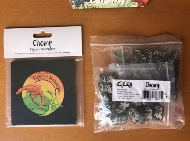 CHOMP + FLYERS & SCAVENGERS + UPGRADE PROMO KIT – KICKSTARTER KS – NUOVO