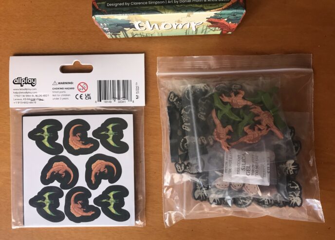 CHOMP + FLYERS & SCAVENGERS + UPGRADE PROMO KIT – KICKSTARTER KS – NUOVO