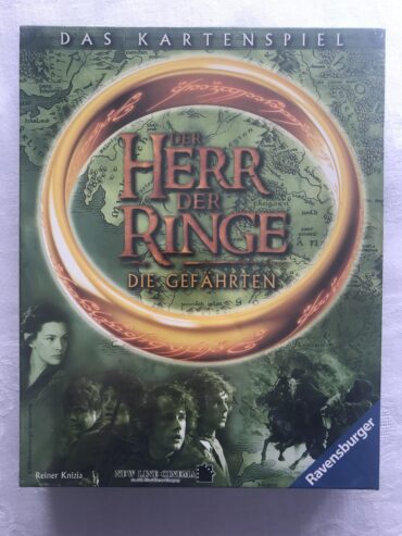 DER HERR DER RINGE: DIE GEFÄHRTEN: DAS KARTENSPIEL – RAVENSBURGER – 2001 – NUOVO