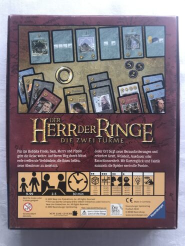 DER HERR DER RINGE: DIE ZWEI TÜRME: DAS KARTENSPIEL – RAVENSBURGER – 2002