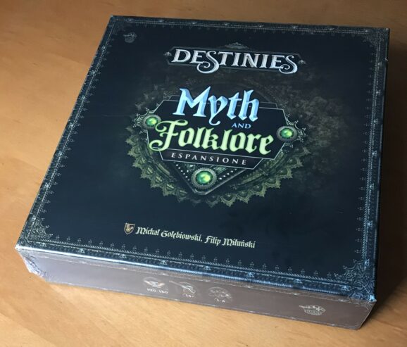 DESTINIES: MYTH AND FOLKLORE – Espansione in ITALIANO – Esclusiva Lucky Duck Games – NUOVO SIGILLATO