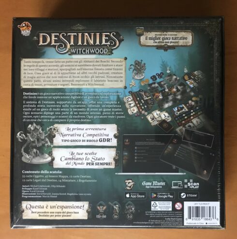 DESTINIES: WITCHWOOD – Espansione in ITALIANO per DESTINIES – Lucky Duck Games – NUOVO SIGILLATO