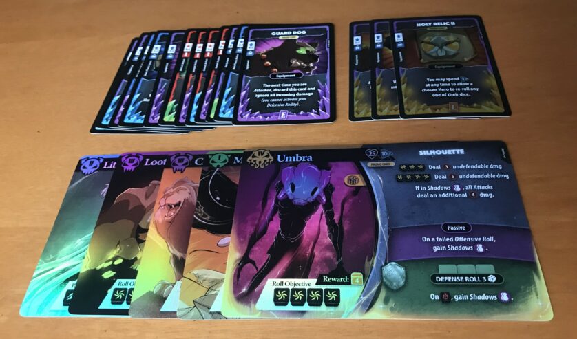 DICE THRONE ADVENTURES PROMO PACK – Carte promozionali – Kickstarter KS