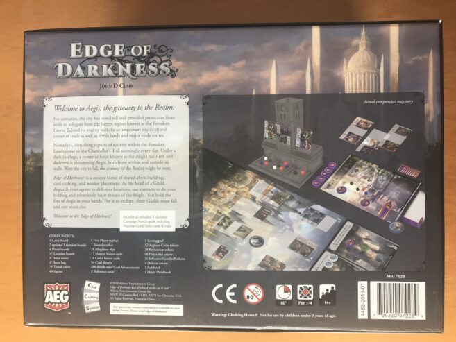 Edge of Darkness – Kickstarter KS – AEG Alderac Entertainment Group – 2019