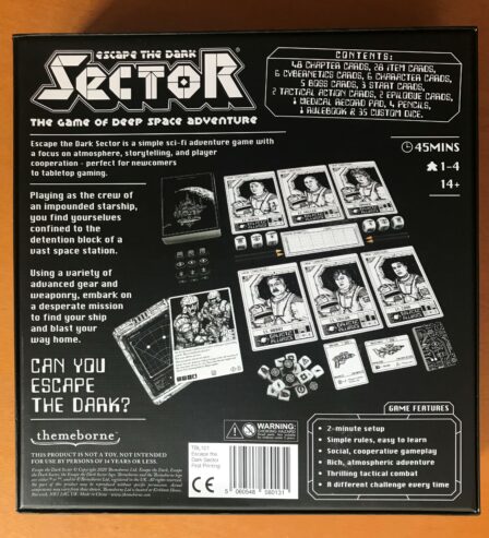 Escape the Dark Sector – Themeborne – 2020