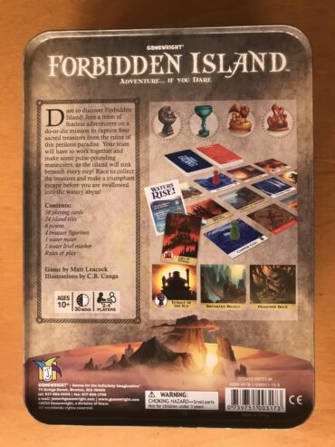 Forbidden Island – Gamewright – 2010