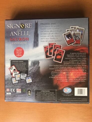 IL SIGNORE DEGLI ANELLI: SAURON ESPANSIONE – Editrice Giochi EG – Completo – 2002