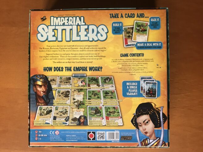 IMPERIAL SETTLERS (Coloni Imperiali) – Portal Games – 2014