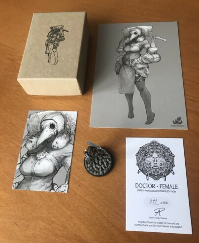 KINGDOM DEATH MONSTER KDM FEMALE DOCTOR – FIRST RUN COLLECTOR’S EDITION – DIPINTA