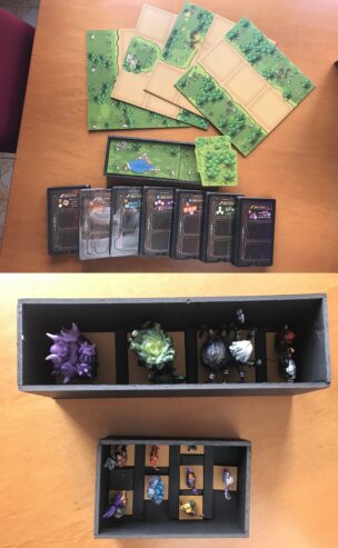 KINGDOM RUSH: RIFT IN TIME DELUXE + espansione Spider Goddess – Kickstarter KS – con miniature dipinte + organizer custom – torri 3d custom