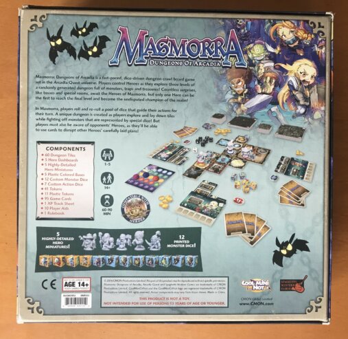 MASMORRA: DUNGEONS OF ARCADIA – Gioco da tavolo – CMON – 2017