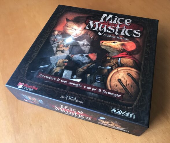 MICE AND MYSTICS – PRIMA EDIZIONE – ITALIANO – Raven – con carte promo – 2013