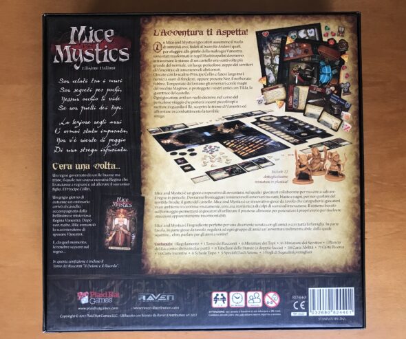 MICE AND MYSTICS – PRIMA EDIZIONE – ITALIANO – Raven – con carte promo – 2013