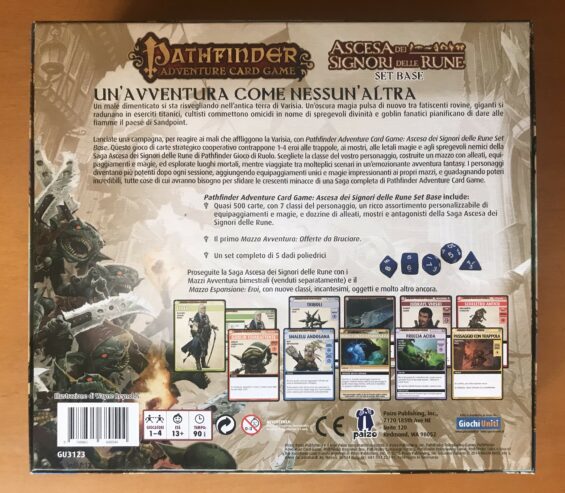 Pathfinder Adventure Card Game: Ascesa dei Signori delle Rune – in italiano – Giochi Uniti