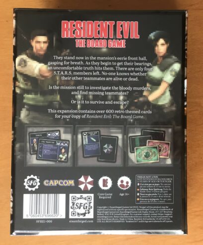 RESIDENT EVIL: THE BOARD GAME RETRO PACK Add-on – Kickstarter KS – NUOVO