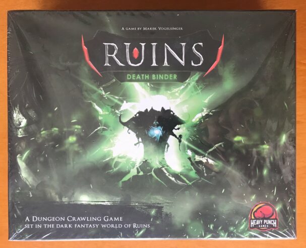 Ruins: Death Binder + espansione Tribes of Myrtia – Kickstarter KS – con capsule proteggi-segnalini