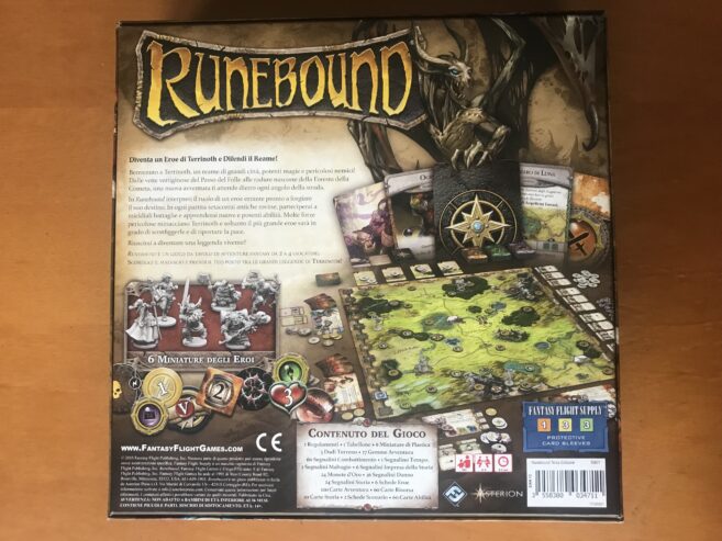 RUNEBOUND Terza Edizione – Gioco da tavolo in ITALIANO – Completo – Perfetto