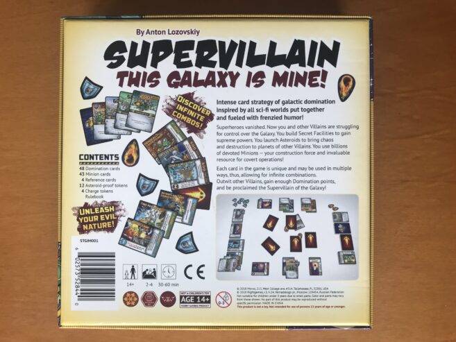 SUPERVILLAIN: THIS GALAXY IS MINE! – Kickstarter KS + 5 espansioni + carte promo