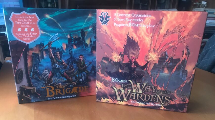 THE BRIGADE + WAY OF THE WARDENS + add-on extra – Kickstarter KS – Red Genie Games