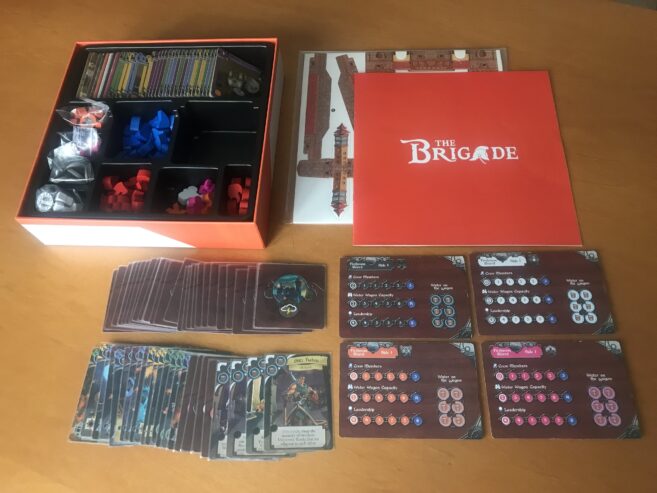 THE BRIGADE + WAY OF THE WARDENS + add-on extra – Kickstarter KS – Red Genie Games