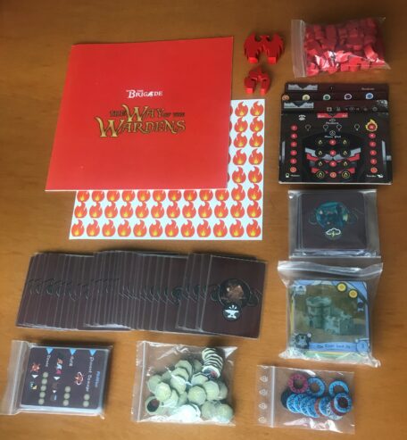 THE BRIGADE + WAY OF THE WARDENS + add-on extra – Kickstarter KS – Red Genie Games