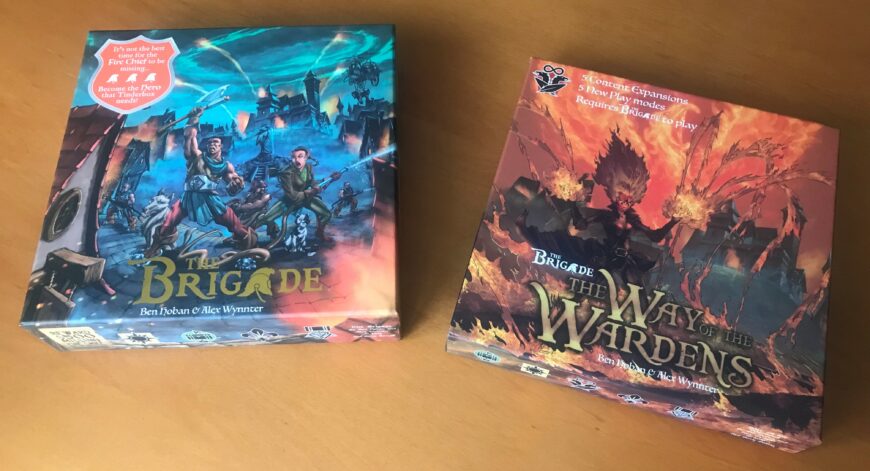 THE BRIGADE + WAY OF THE WARDENS + add-on extra – Kickstarter KS – Red Genie Games