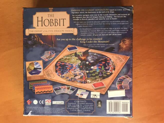 THE HOBBIT: THE DEFEAT OF THE EVIL DRAGON SMAUG – Fantasy Flight – 2001 – NUOVO