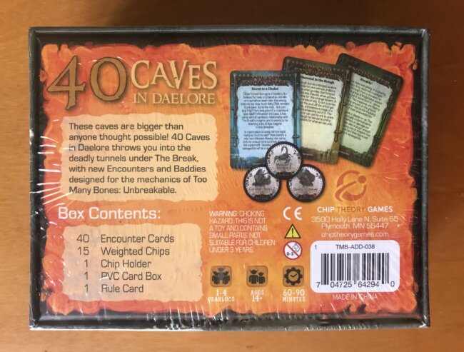 Too Many Bones: 40 Caves in Daelore – Chip Theory Games – 2023 – Nuovo