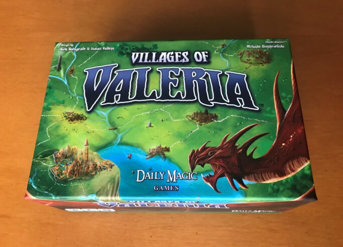 VILLAGES OF VALERIA DELUXE con carte imbustate – Kickstarter KS – Daily Magic Games – 2016