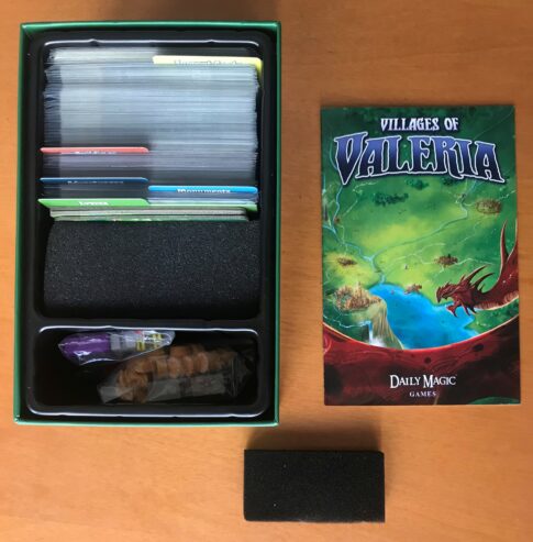 VILLAGES OF VALERIA DELUXE con carte imbustate – Kickstarter KS – Daily Magic Games – 2016