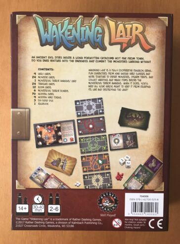 WAKENING LAIR – Rather Dashing Games – 2018