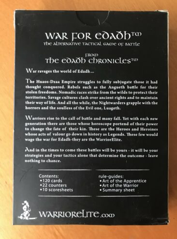 WAR FOR EDADH: THE BEGINNING – WarriorElite – 2008