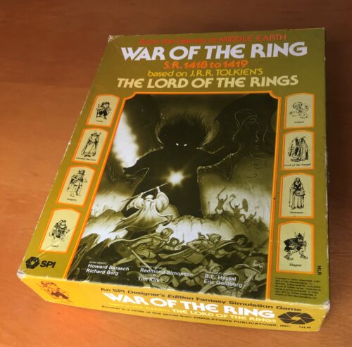 WAR OF THE RING DESIGNER’S EDITION – SPI – 1977 – in gran parte ancora da DEFUSTELLARE