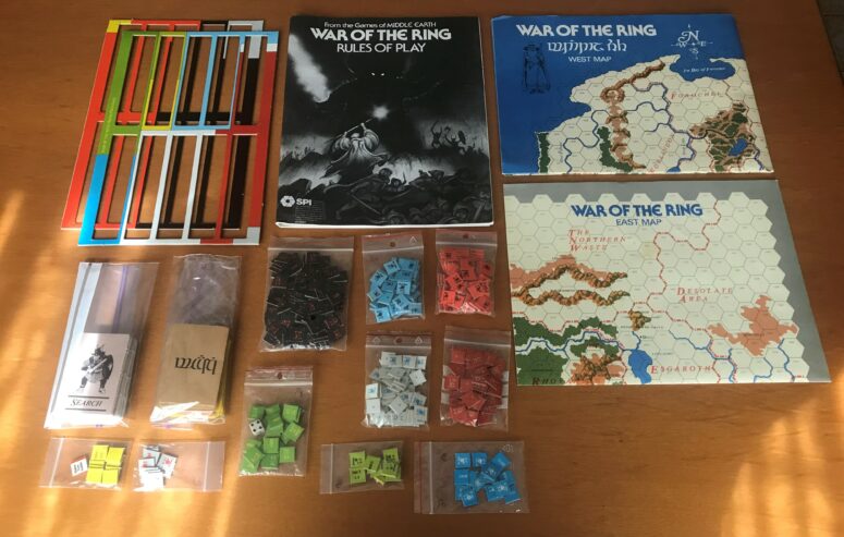 WAR OF THE RING White edition – SPI – 1977 – Lord of the rings