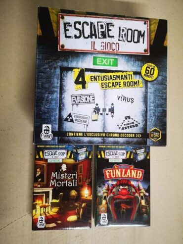 Escape Room + Jumanji + Mistero Mortali + Funland