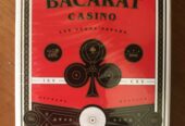 BACARAT CASINO RED – Mazzo di Carte da Gioco – Playing Cards – Gemini Decks – NUOVO SIGILLATO