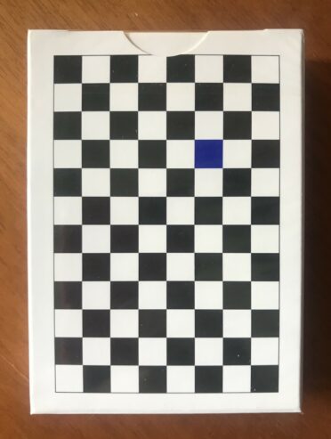 CHECKERBOARD BLACK BLUE SQUARE – Anyone Woldwide – Carte da Gioco – NUOVO SIGILLATO