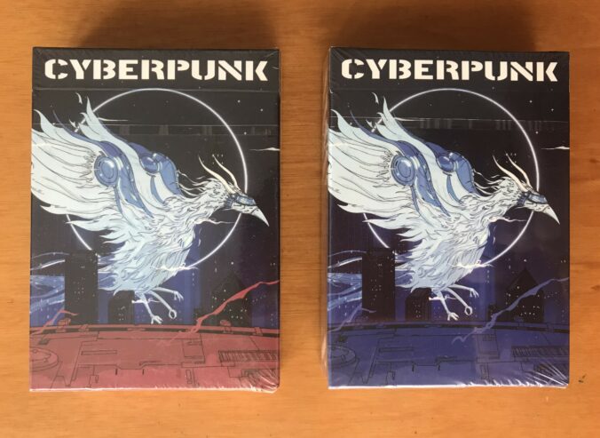 CYBERPUNK MYTHOS SANZU JINWU RED+BLUE GILDED – Vermilion Collection – Carte da Gioco – NUOVO SIGILLATO