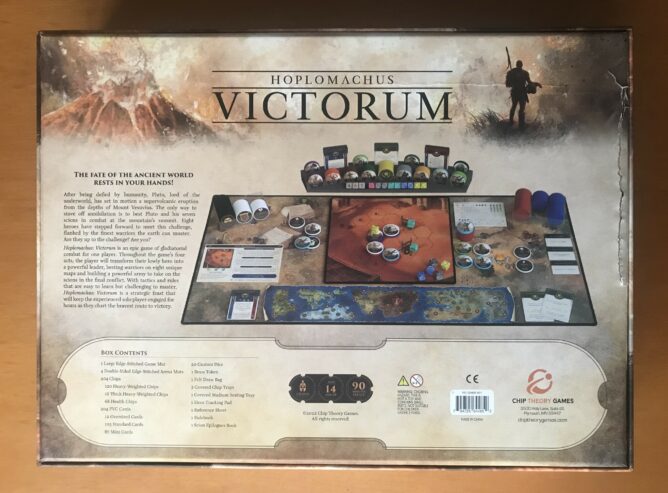 HOPLOMACHUS: VICTORUM – Gioco da tavolo – 2022 – Contenuti ancora sigillato, danno moderato sul retro della scatola