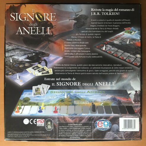 IL SIGNORE DEGLI ANELLI – Il Gioco da Tavolo – Editrice Giochi EG – 2001 – Contenuti ancora nuovi, sigillati